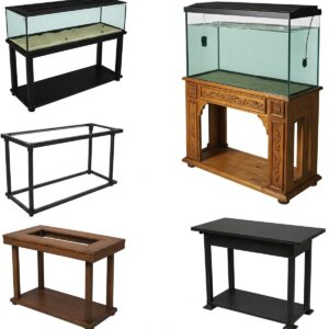 Various sturdy stand options designed for a 75 gallon fish tank.