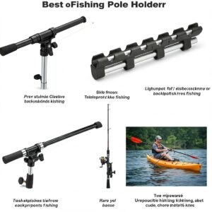 A selection of the best fishing pole holders for various fishing styles and environments.