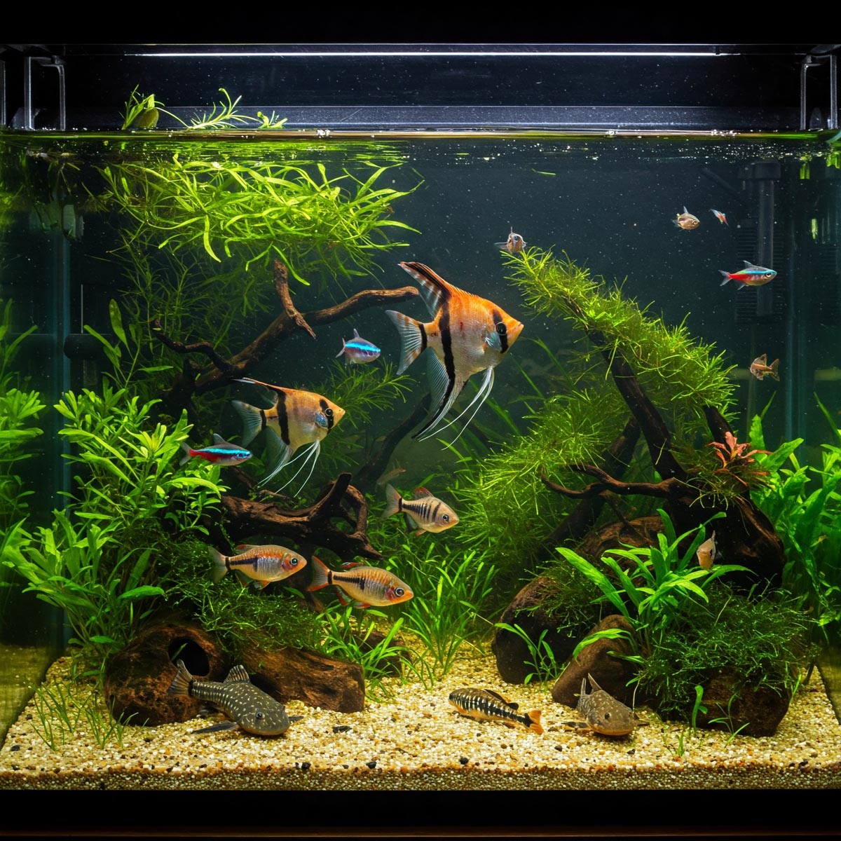 Popular and compatible fish species suitable for a 75 gallon fish tank environment.