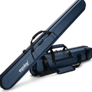 Easily transport your fishing rods with a lightweight and portable case.
