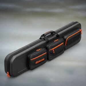 A strong fishing rod case offers excellent protection against bumps and scratches.