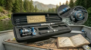 A collection of top-rated fishing rods illustrating a comparison layout for finding a quality spinning rod under 100 dollars.