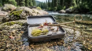 Side by side comparison of top rated 5 weight fly rods for trout fishing.