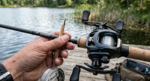 How to properly spool 100% fluorocarbon line onto a low-profile baitcasting reel to minimize line memory