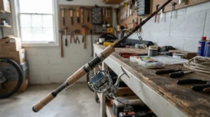 A beginner-friendly inshore fishing combo kit featuring a pre-spooled spinning reel and graphite rod.